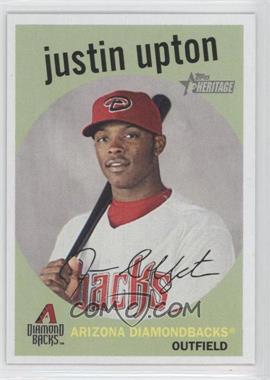 2008 Topps Heritage - [Base] - Black Back #54 - Justin Upton