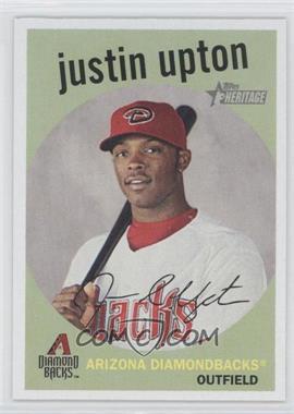 2008 Topps Heritage - [Base] - Black Back #54 - Justin Upton