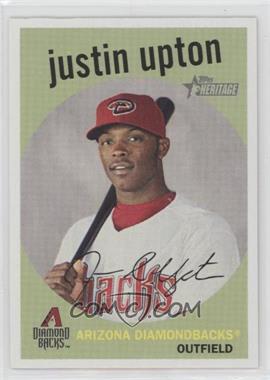 2008 Topps Heritage - [Base] - Black Back #54 - Justin Upton