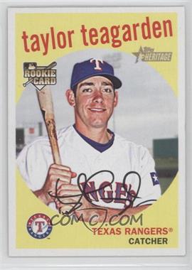 2008 Topps Heritage - [Base] - Black Back #672 - Taylor Teagarden