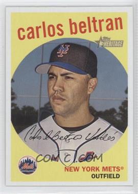 2008 Topps Heritage - [Base] - Black Back #82 - Carlos Beltran