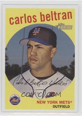 2008 Topps Heritage - [Base] - Black Back #82 - Carlos Beltran