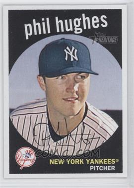 2008 Topps Heritage - [Base] - Black Back #92 - Phil Hughes