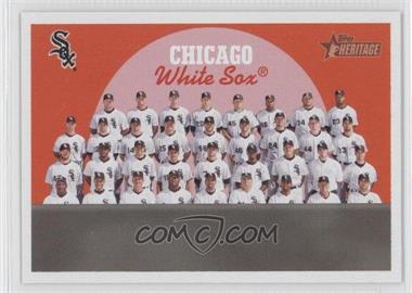 2008 Topps Heritage - [Base] - Black Back #94 - Checklist - Chicago White Sox Team (Fourth Series)