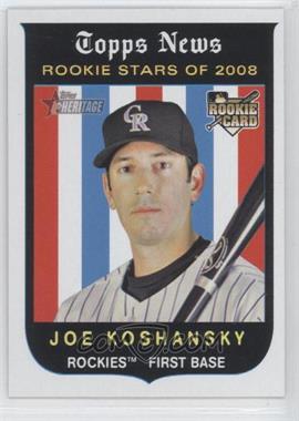 2008 Topps Heritage - [Base] #132 - Joe Koshansky
