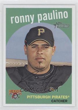 2008 Topps Heritage - [Base] #173 - Ronny Paulino