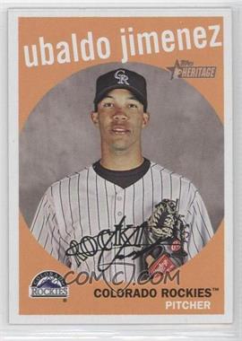 2008 Topps Heritage - [Base] #274 - Ubaldo Jimenez