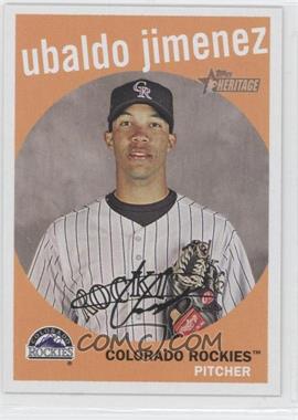 2008 Topps Heritage - [Base] #274 - Ubaldo Jimenez