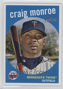 2008 Topps Heritage - [Base] #309 - Craig Monroe