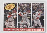 Baseball Thrills - Manny Breaks Postseason Record