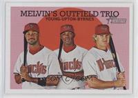 Melvin's Outfield Trio (Young-Upton-Byrnes)