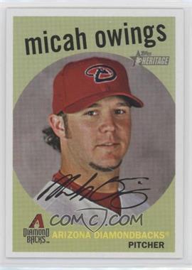 2008 Topps Heritage - [Base] #466 - Micah Owings