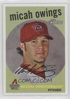 2008 Topps Heritage - [Base] #466 - Micah Owings