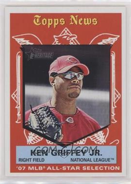 2008 Topps Heritage - [Base] #489 - Topps News All-Star Selection - Ken Griffey Jr.