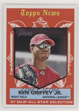 2008 Topps Heritage - [Base] #489 - Topps News All-Star Selection - Ken Griffey Jr.