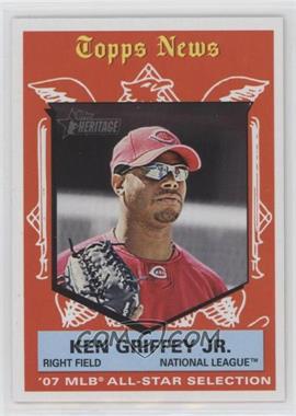 2008 Topps Heritage - [Base] #489 - Topps News All-Star Selection - Ken Griffey Jr.