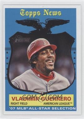 2008 Topps Heritage - [Base] #490 - Topps News All-Star Selection - Vladimir Guerrero