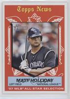 Topps News All-Star Selection - Matt Holliday