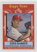 Topps News All-Star Selection - Cole Hamels