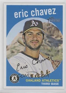 2008 Topps Heritage - [Base] #63 - Eric Chavez