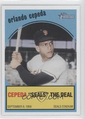 2008 Topps Heritage - Baseball Flashbacks #BF9 - Orlando Cepeda