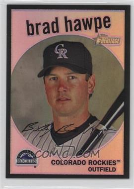 2008 Topps Heritage - Chrome - Black Border Refractor #C172 - Brad Hawpe /59