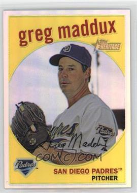 2008 Topps Heritage - Chrome - Refractor #C151 - Greg Maddux /559