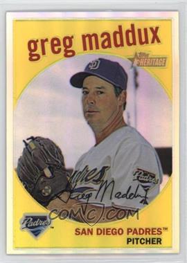 2008 Topps Heritage - Chrome - Refractor #C151 - Greg Maddux /559