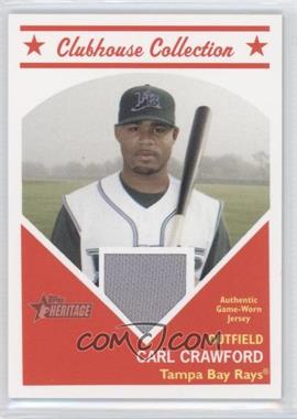 2008 Topps Heritage - Clubhouse Collection Relic #CCCC - Carl Crawford