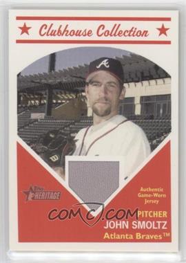 2008 Topps Heritage - Clubhouse Collection Relic #CCJS - John Smoltz