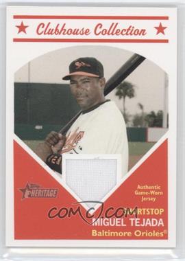 2008 Topps Heritage - Clubhouse Collection Relic #CCMT - Miguel Tejada