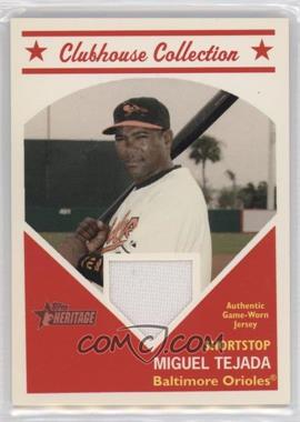 2008 Topps Heritage - Clubhouse Collection Relic #CCMT - Miguel Tejada