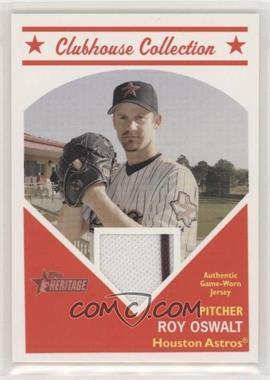 2008 Topps Heritage - Clubhouse Collection Relic #CCRO - Roy Oswalt