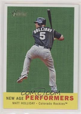 2008 Topps Heritage - New Age Performers #NAP3 - Matt Holliday