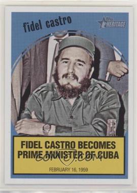 2008 Topps Heritage - News Flashbacks #NF3 - Fidel Castro