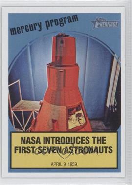 2008 Topps Heritage - News Flashbacks #NF5 - Mercury Program