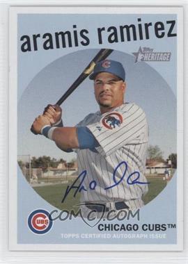 2008 Topps Heritage - Real One Autographs #ROA-AR - Aramis Ramirez