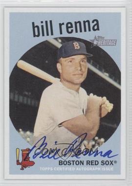 2008 Topps Heritage - Real One Autographs #ROA-BR - Bill Renna