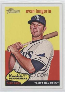 2008 Topps Heritage - Rookie Performers #RP10 - Evan Longoria