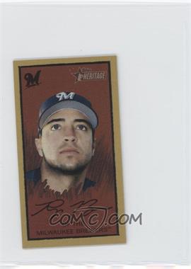 2008 Topps Heritage - T205 Mini #HTCP8 - Ryan Braun