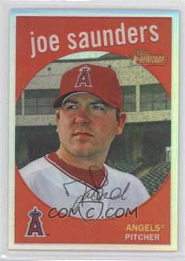 2008 Topps Heritage High Number - Chrome - Refractor #C201 - Joe Saunders /559