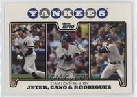 Derek Jeter, Robinson Cano, Alex Rodriguez [EX to NM]