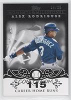 Alex Rodriguez (2007 - 500 Career Home Runs (518 Total)) #/25