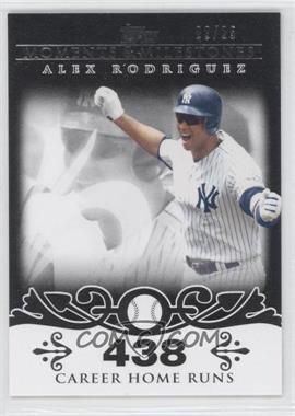 2008 Topps Moments & Milestones - [Base] - Black #1-438 - Alex Rodriguez (2007 - 500 Career Home Runs (518 Total)) /25