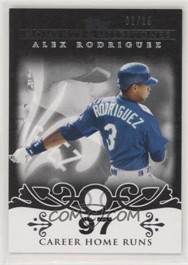 2008 Topps Moments & Milestones - [Base] - Black #1-97 - Alex Rodriguez (2007 - 500 Career Home Runs (518 Total)) /25