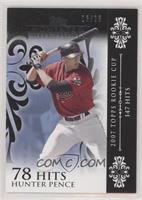 Hunter Pence (2007 Topps Rookie Cup - 147 Hits) #/25