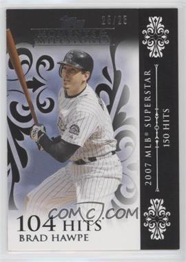 2008 Topps Moments & Milestones - [Base] - Black #101-104 - Brad Hawpe (2007 MLB Superstar - 150 Hits) /25