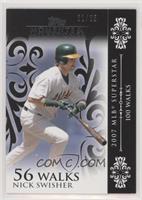 Nick Swisher (2007 MLB Superstar - 100 Walks) #/25