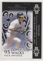 Nick Swisher (2007 MLB Superstar - 100 Walks) #/25