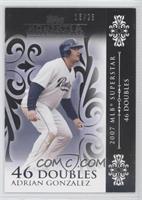 Adrian Gonzalez (2007 MLB Superstar - 46 Doubles) #/25